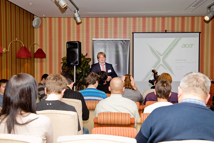 Презентация ультрабуков Acer Aspire S